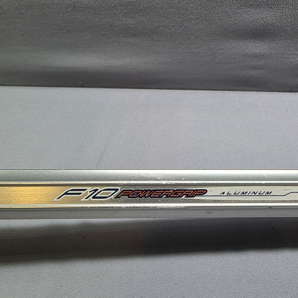 Brine Mens F-10 Powergrip Aluminum Lacrosse Stick 42" Silver White VGC - Picture 9 of 16